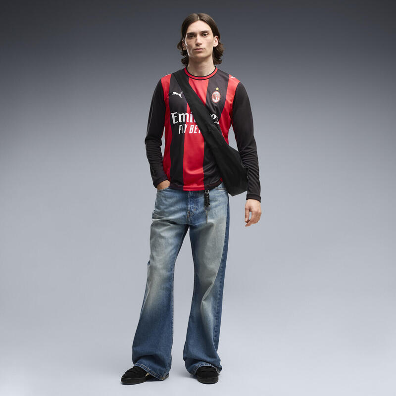 Tricou bărbați mâneci lungi croială regulară Ac Milan 26/27 PUMA