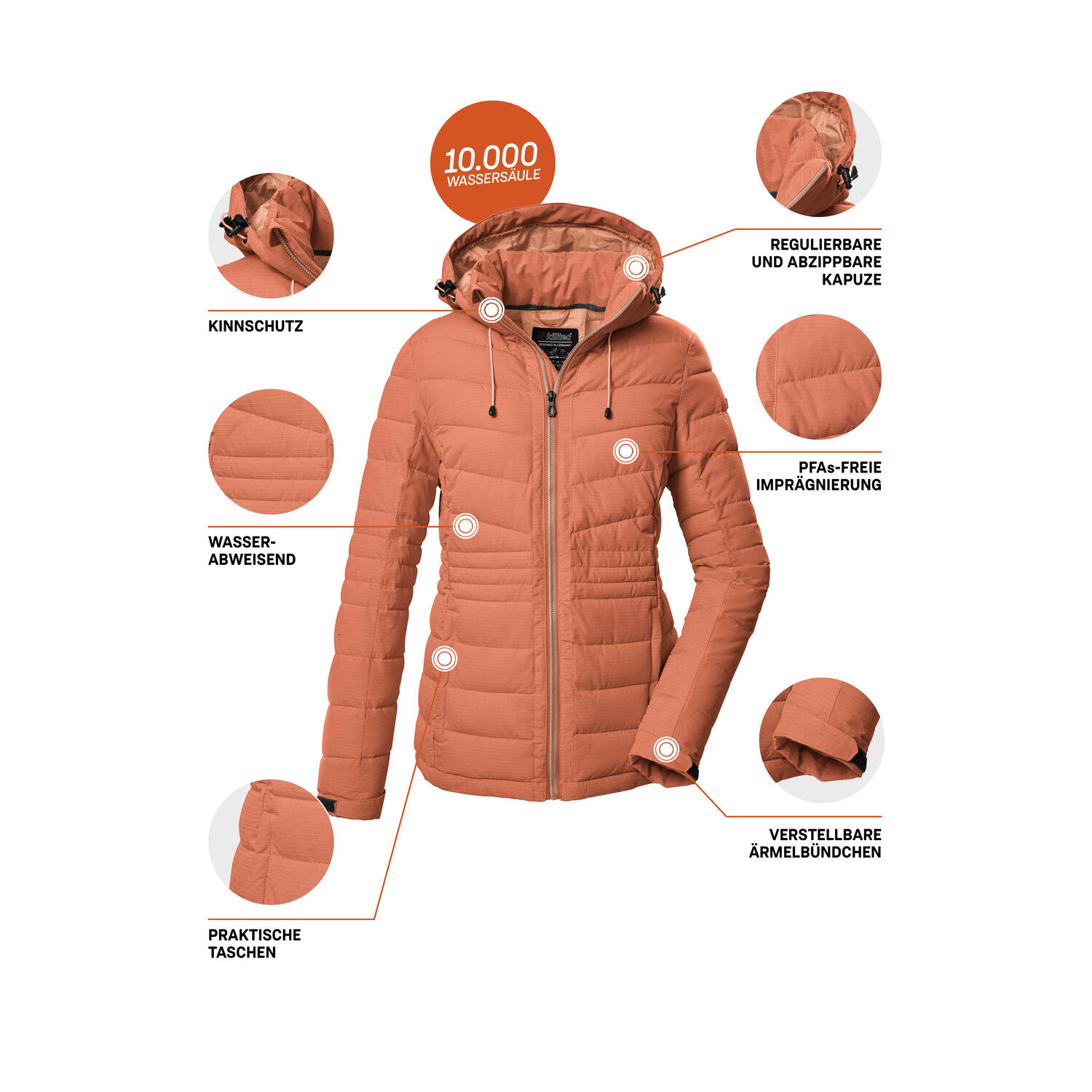 Damen Steppjacke KOW 10 WMN QLTD JCKT 5/6