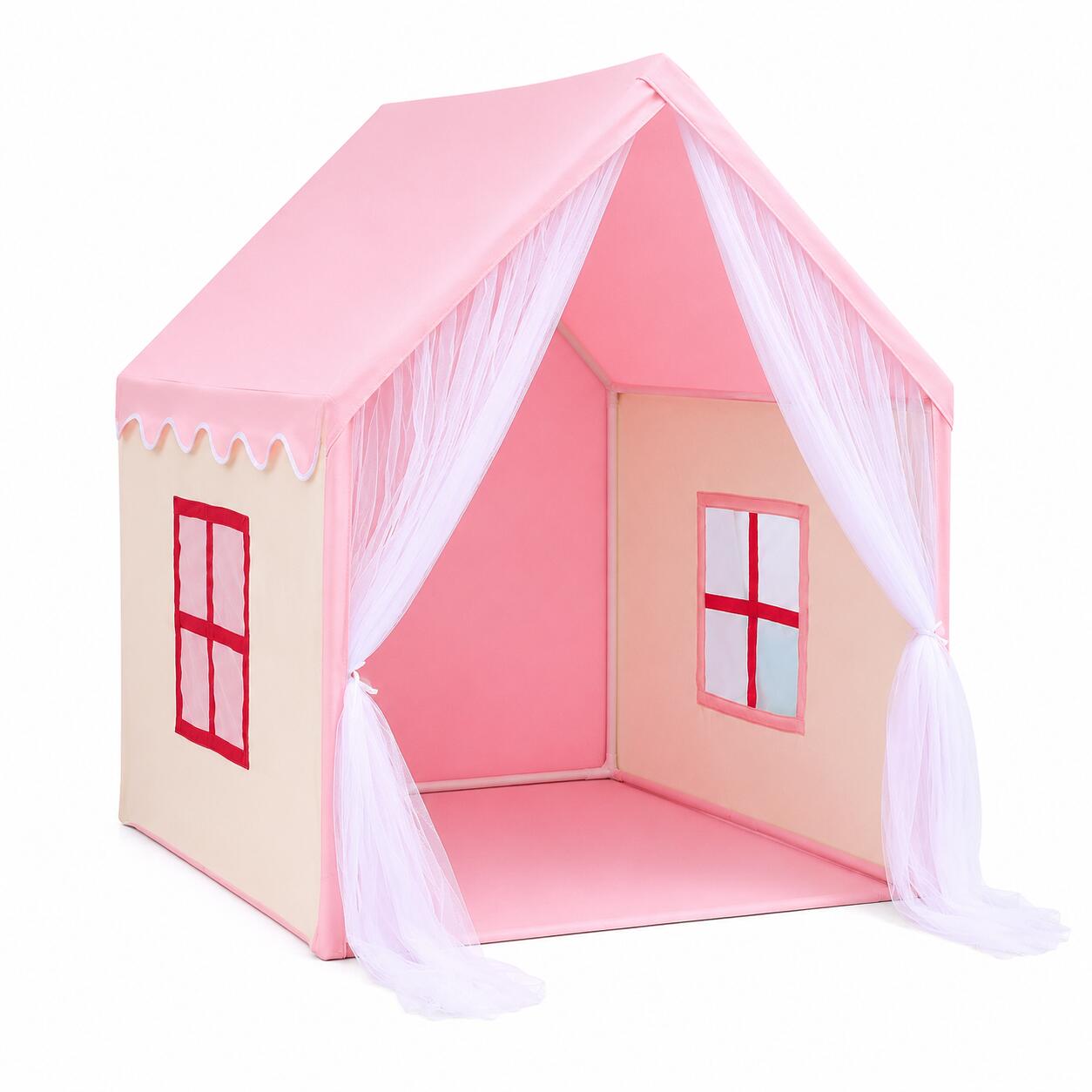 Indoor  Outdoor Play Baby Tent for Girls - Pink