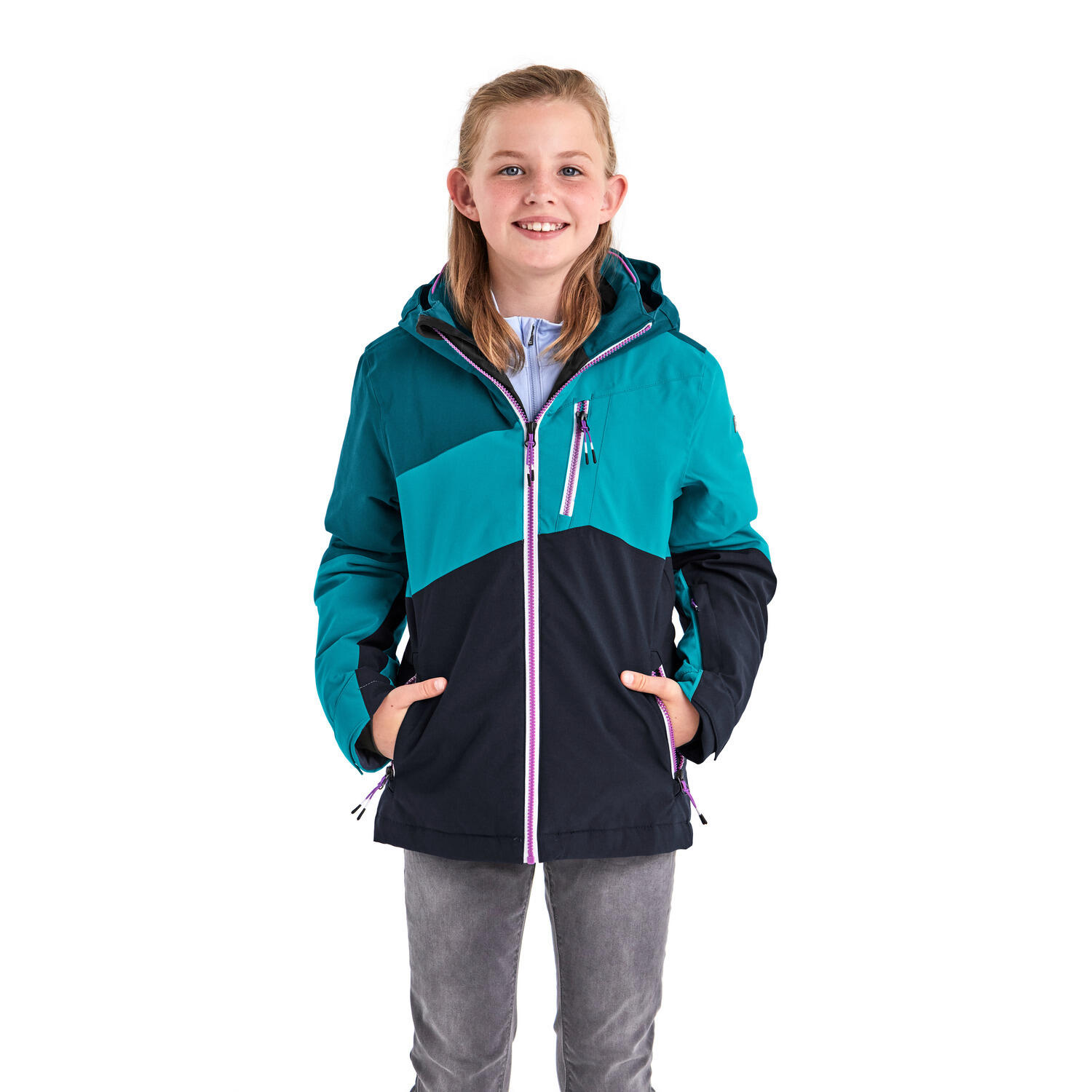 Kinder, Mädchen Skijacke KSW 166 GRLS SKI JCKT 3/7
