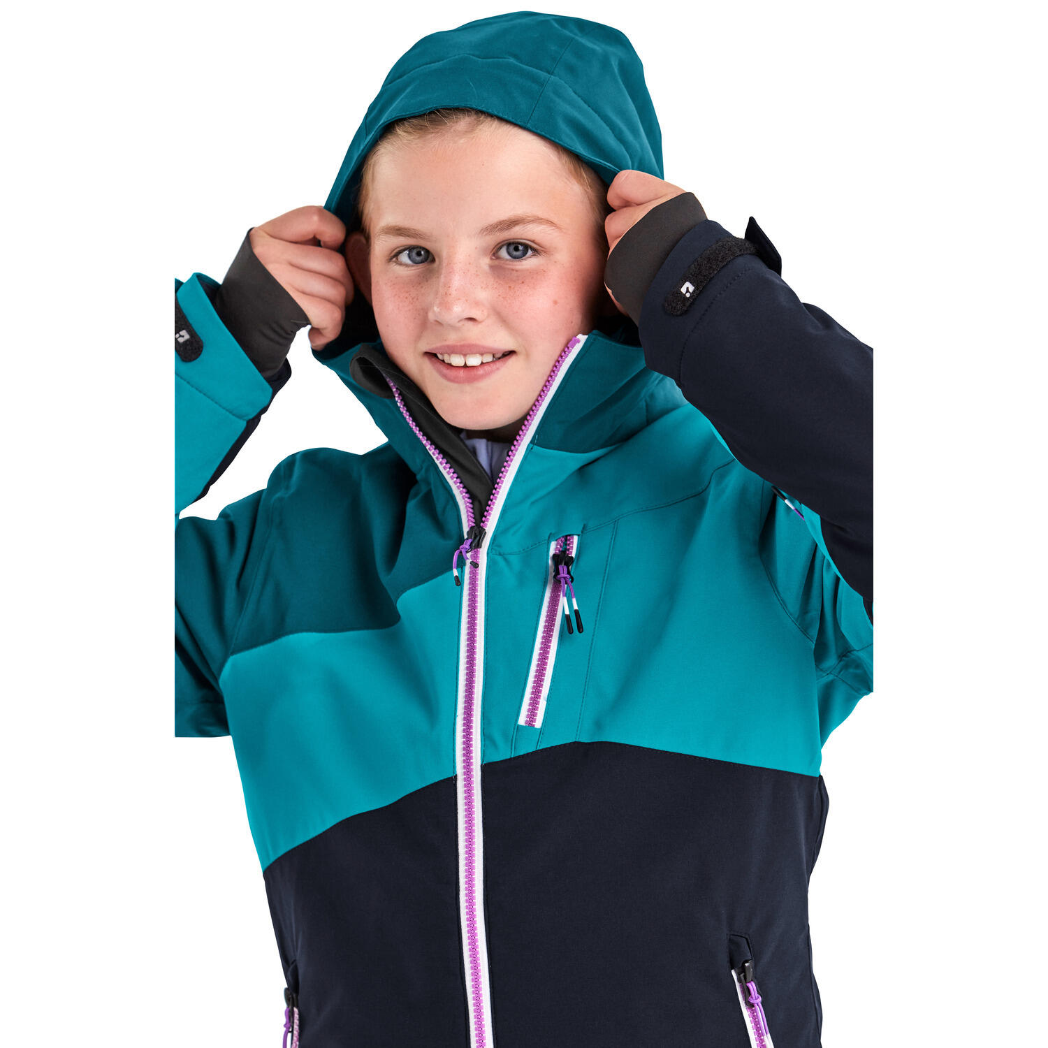 Kinder, Mädchen Skijacke KSW 166 GRLS SKI JCKT 5/7