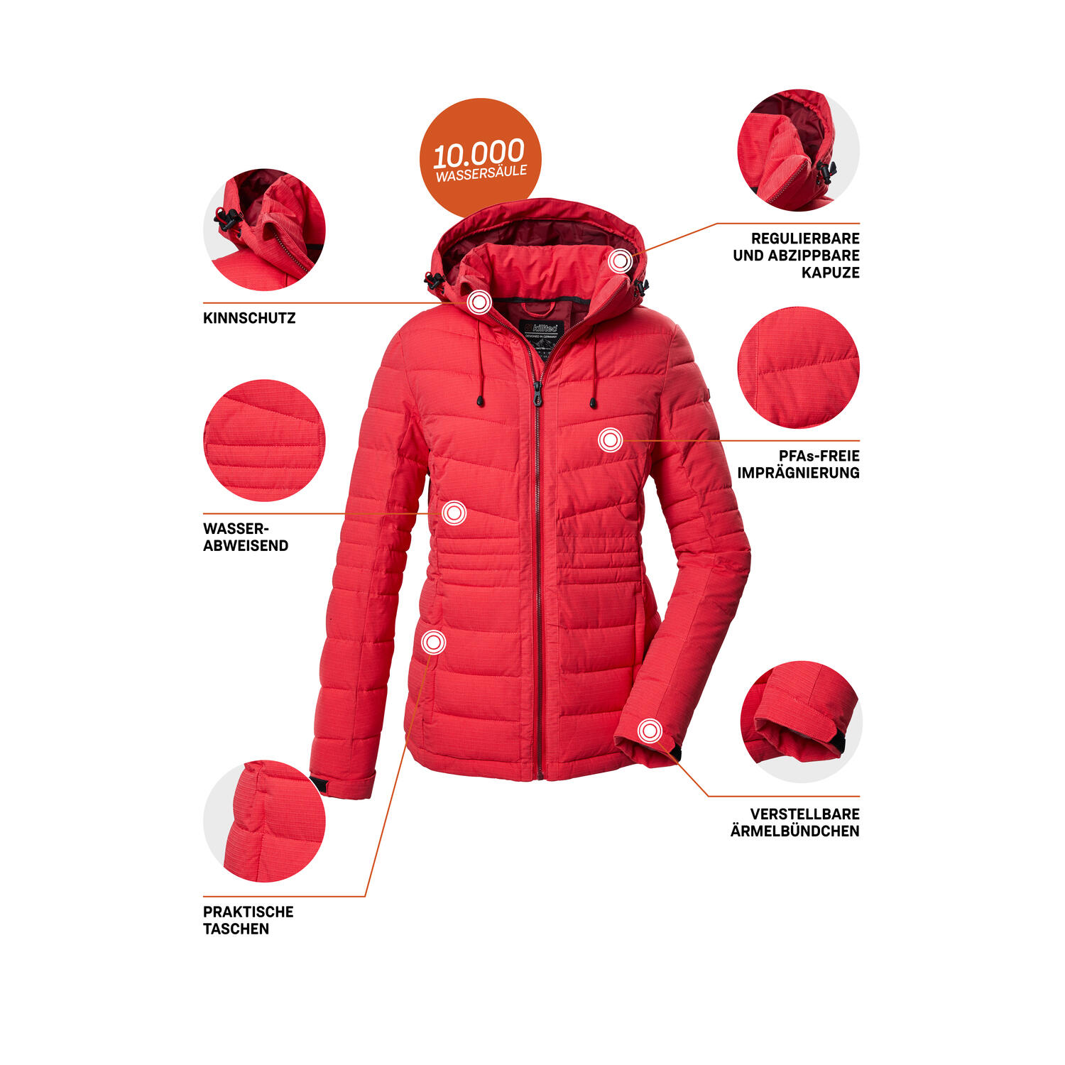 Damen Steppjacke KOW 10 WMN QLTD JCKT 6/9
