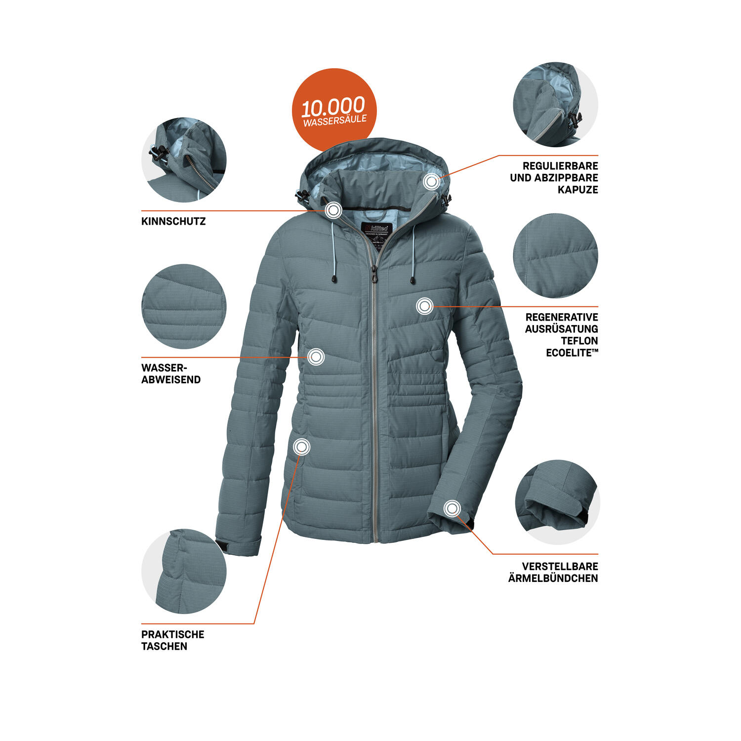 Damen Steppjacke KOW 10 WMN QLTD JCKT 5/7