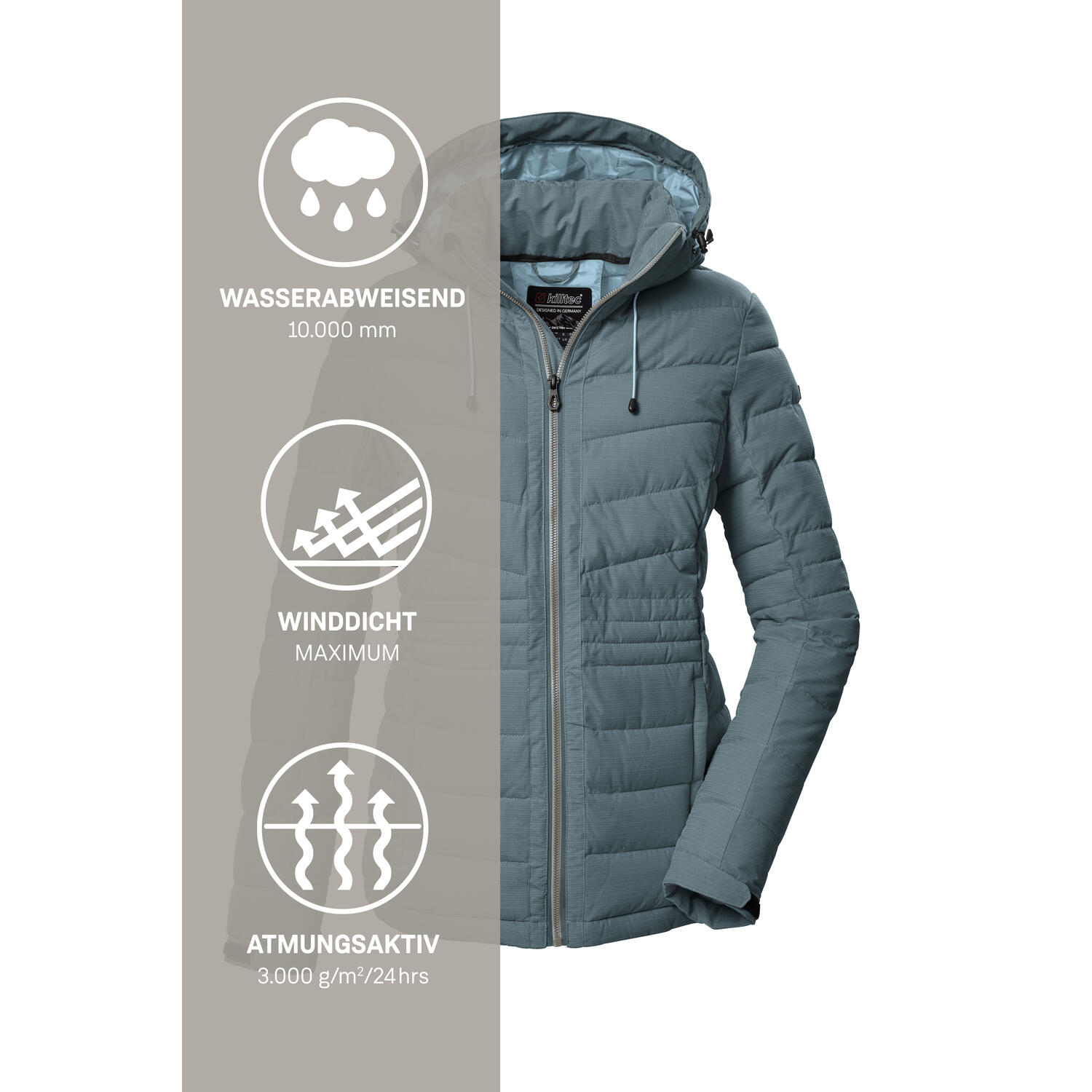 Damen Steppjacke KOW 10 WMN QLTD JCKT 6/7