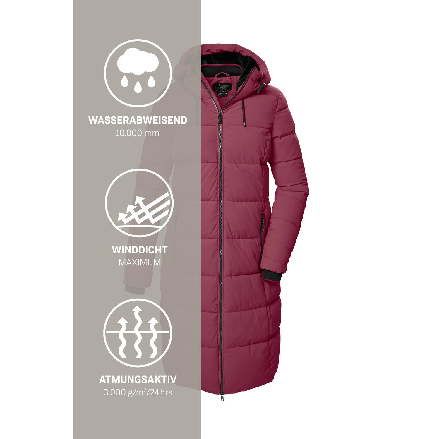 Damen Steppmantel KOW 56 WMN QLTD CT 7/7