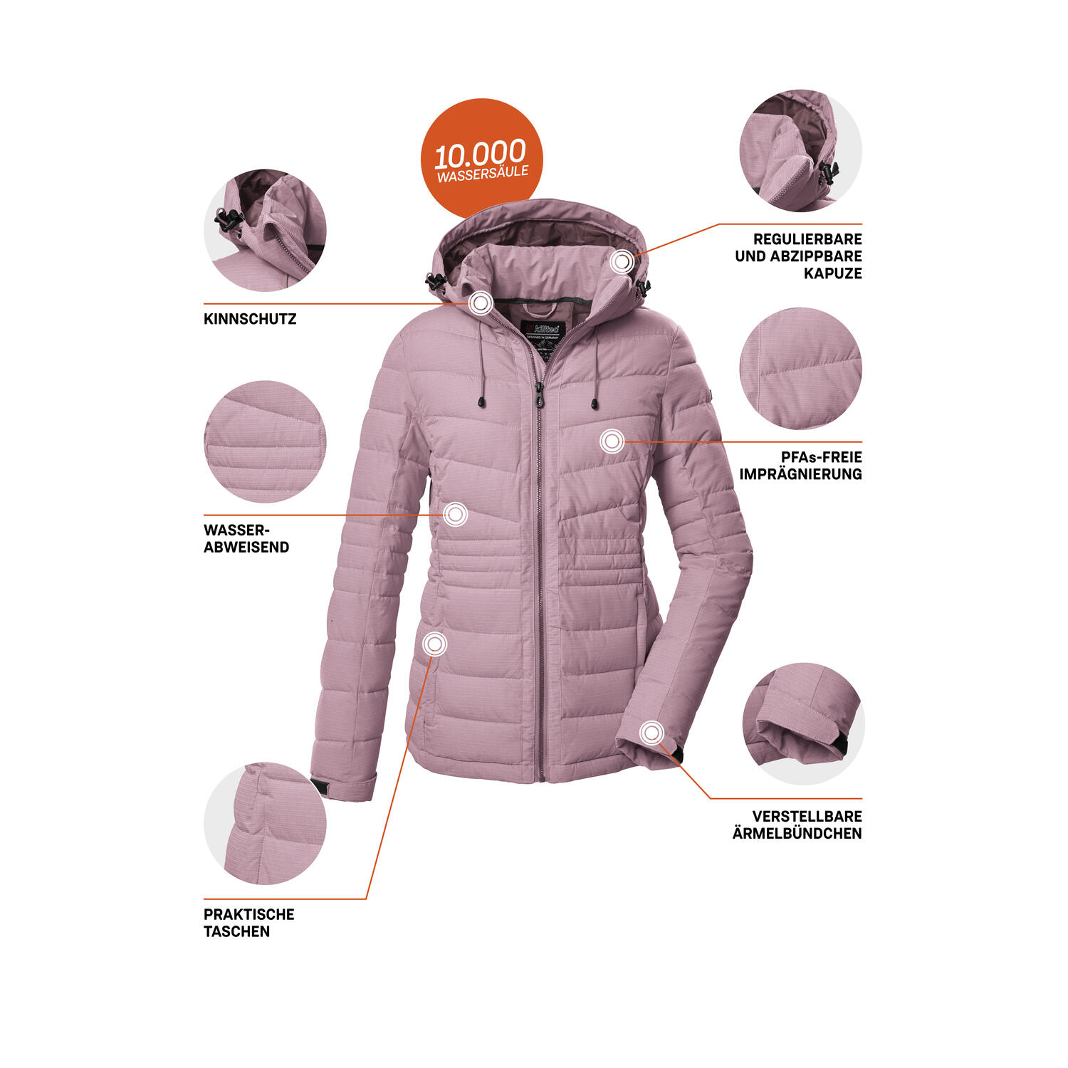 Damen Steppjacke KOW 10 WMN QLTD JCKT 5/6