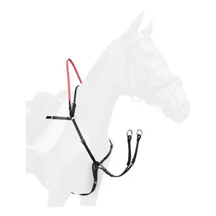 Collier de chasse pour cheval avec rênes de sécurité Waldhausen Secutrust