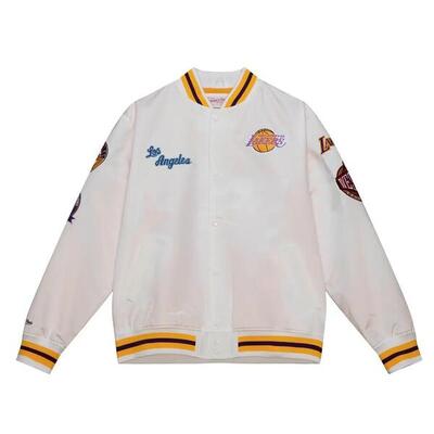 Giacca in raso leggero Los Angeles Lakers M&N City Collection