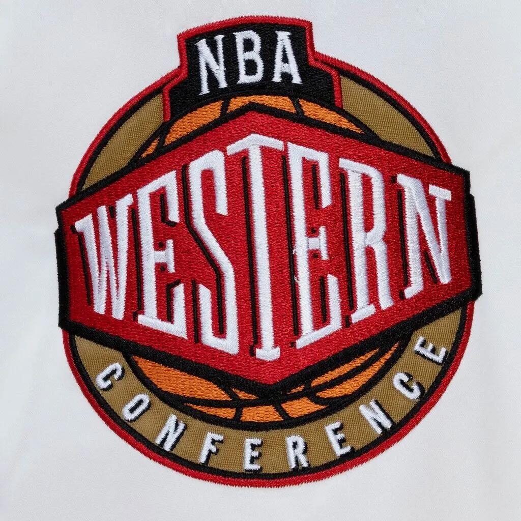 Chaqueta ligera de satén Los Angeles Lakers M&N City Collection 4/5