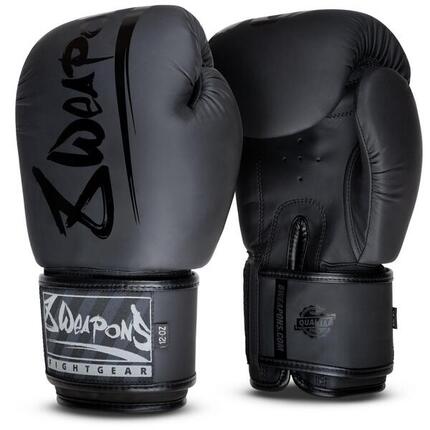 Gants de boxe 8 Weapons Unlimited 2.0 Noir Mat 10oz