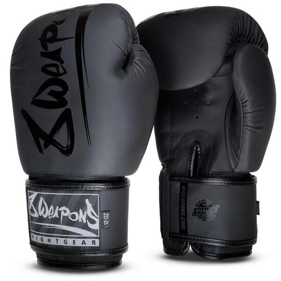 Gants de boxe 8 Weapons Unlimited 2.0 Noir Mat 10oz