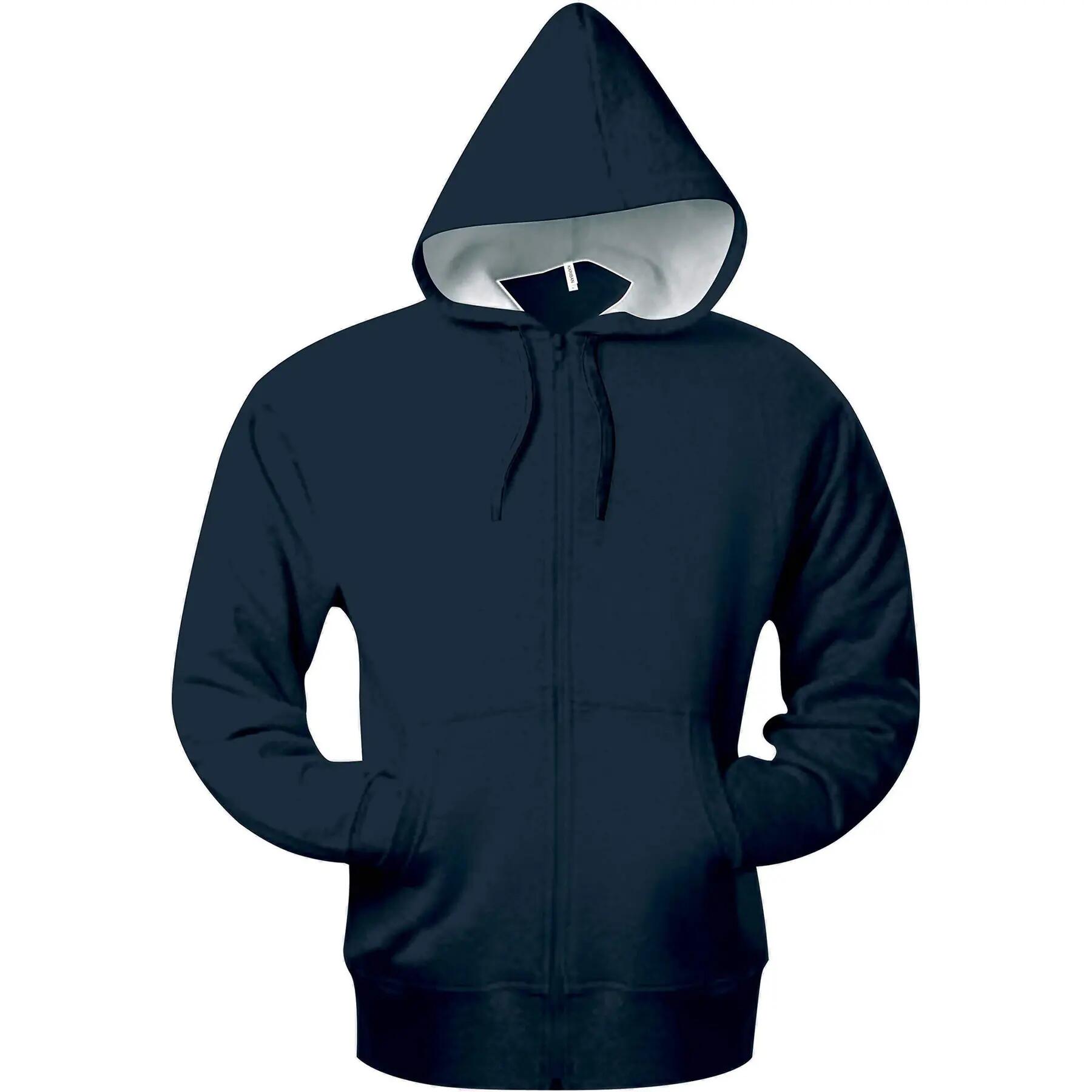 Hoodie mit Kängurutaschen Kariban 2/7