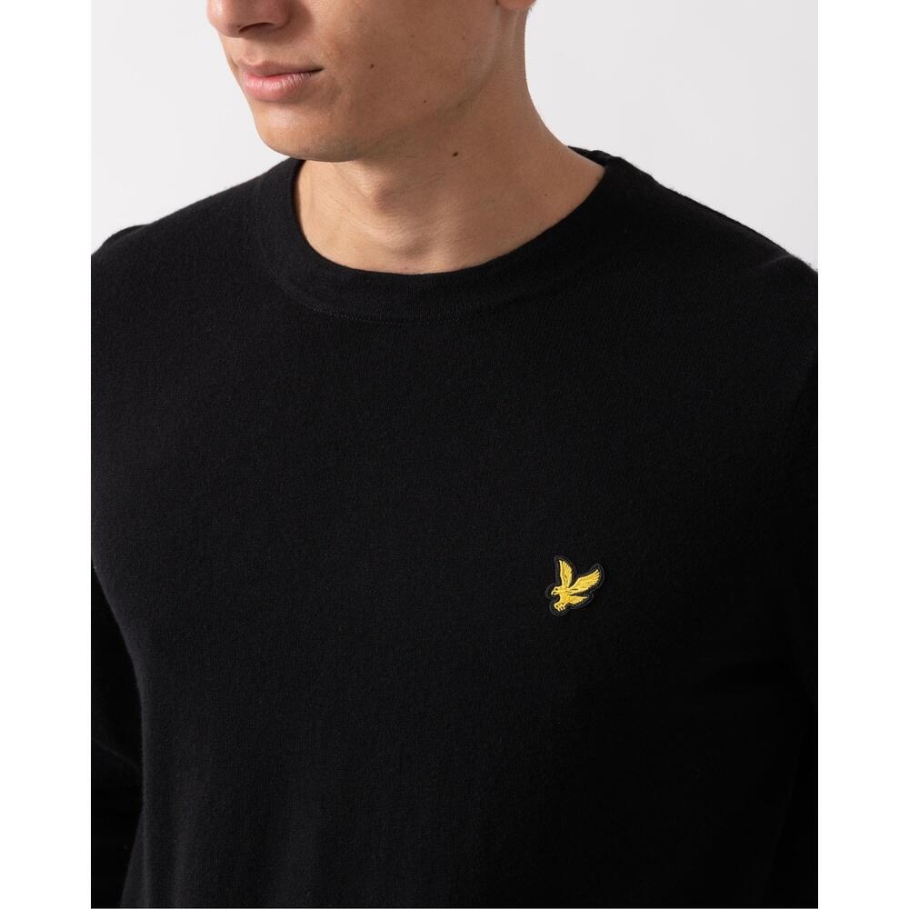 Jersey de cuello redondo de algodón merino Lyle & Scott 3/7