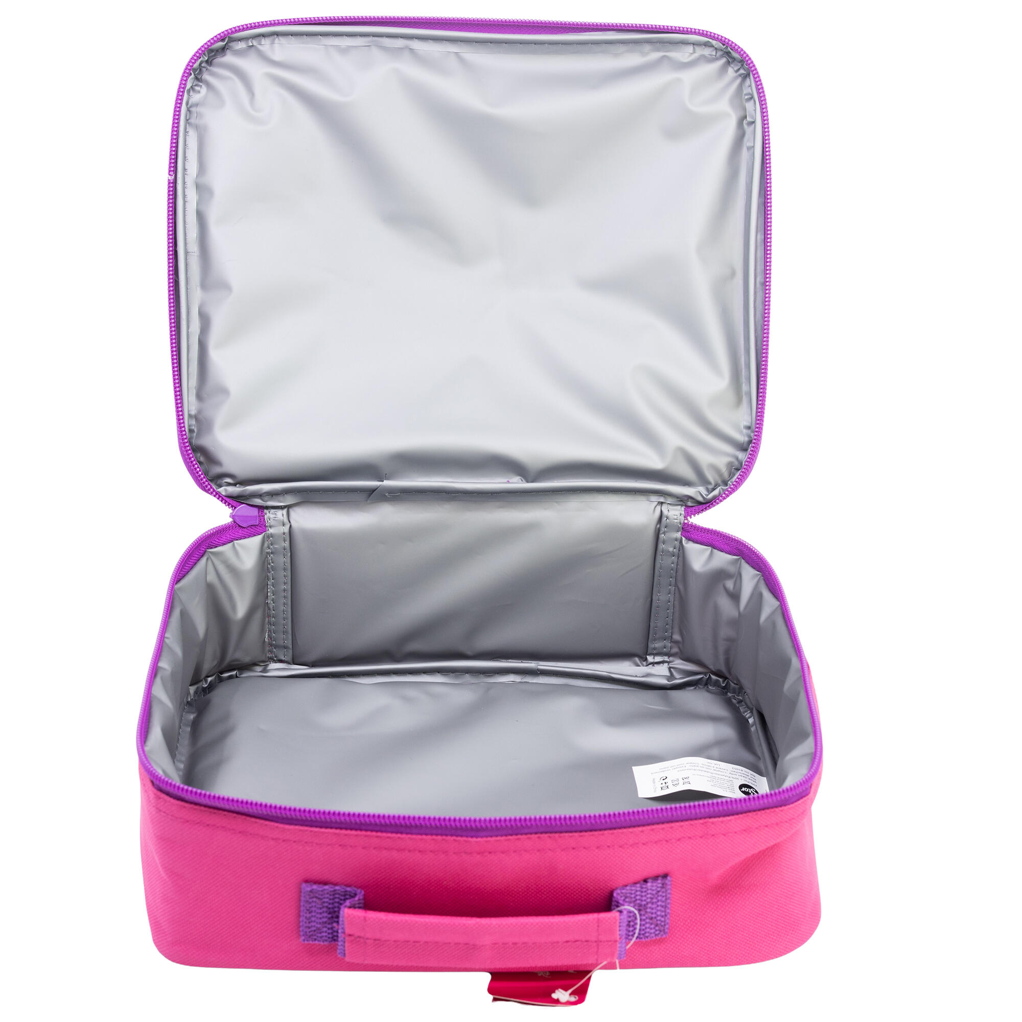 DISNEY Minnie insulated lunch bag - purple, polyester, zip handle 2/4