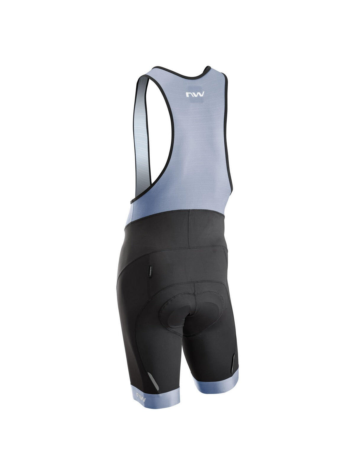 Spodenki rowerowe NORTHWAVE Active Evo Bibshort czarno szare 2/2