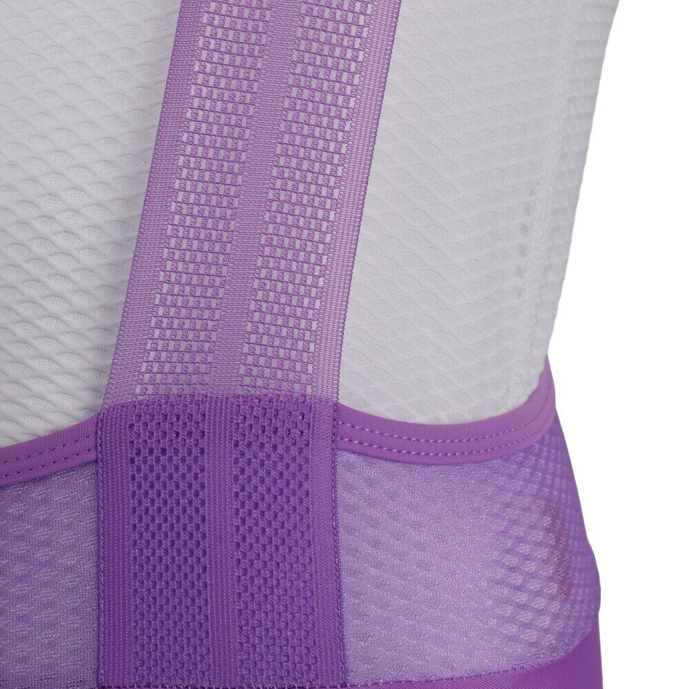 Women 's cycling bib shorts BX-W Neon Riders Purple Purple 5/7