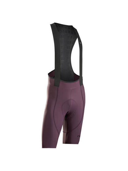 Spodenki rowerowe NORTHWAVE Fast Bibshort bordowe