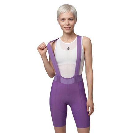 Dames korte fietsbroek BX-W Neon Riders Purple Paars