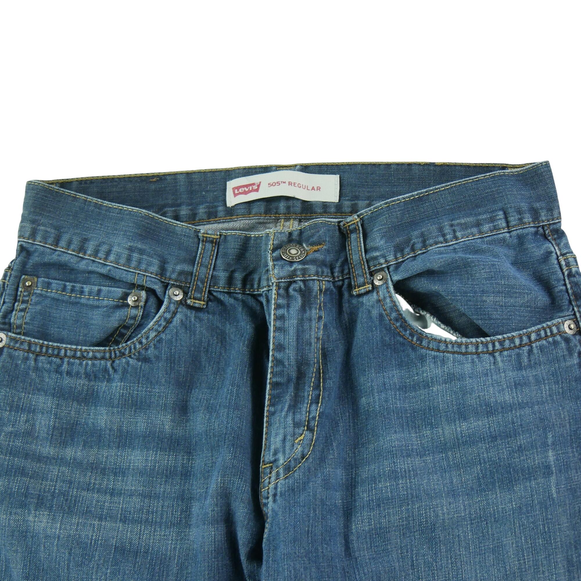 Seconde vie - Jean Homme Levis 505 Regular Fit Bleu - Excellent 3/7