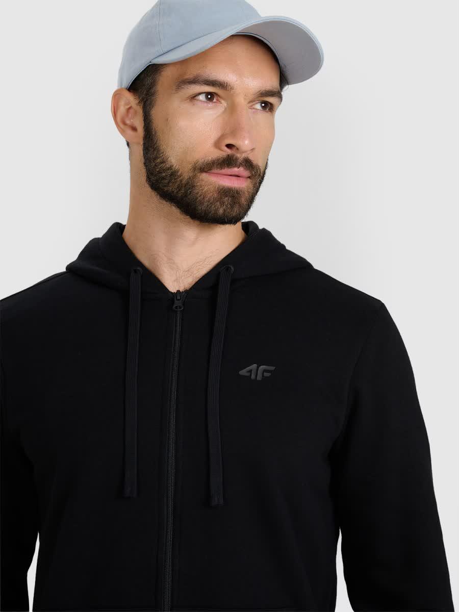 Bluza męska z kapturem rozpinana 4F 4FWMM00TSWSM1768 4/7