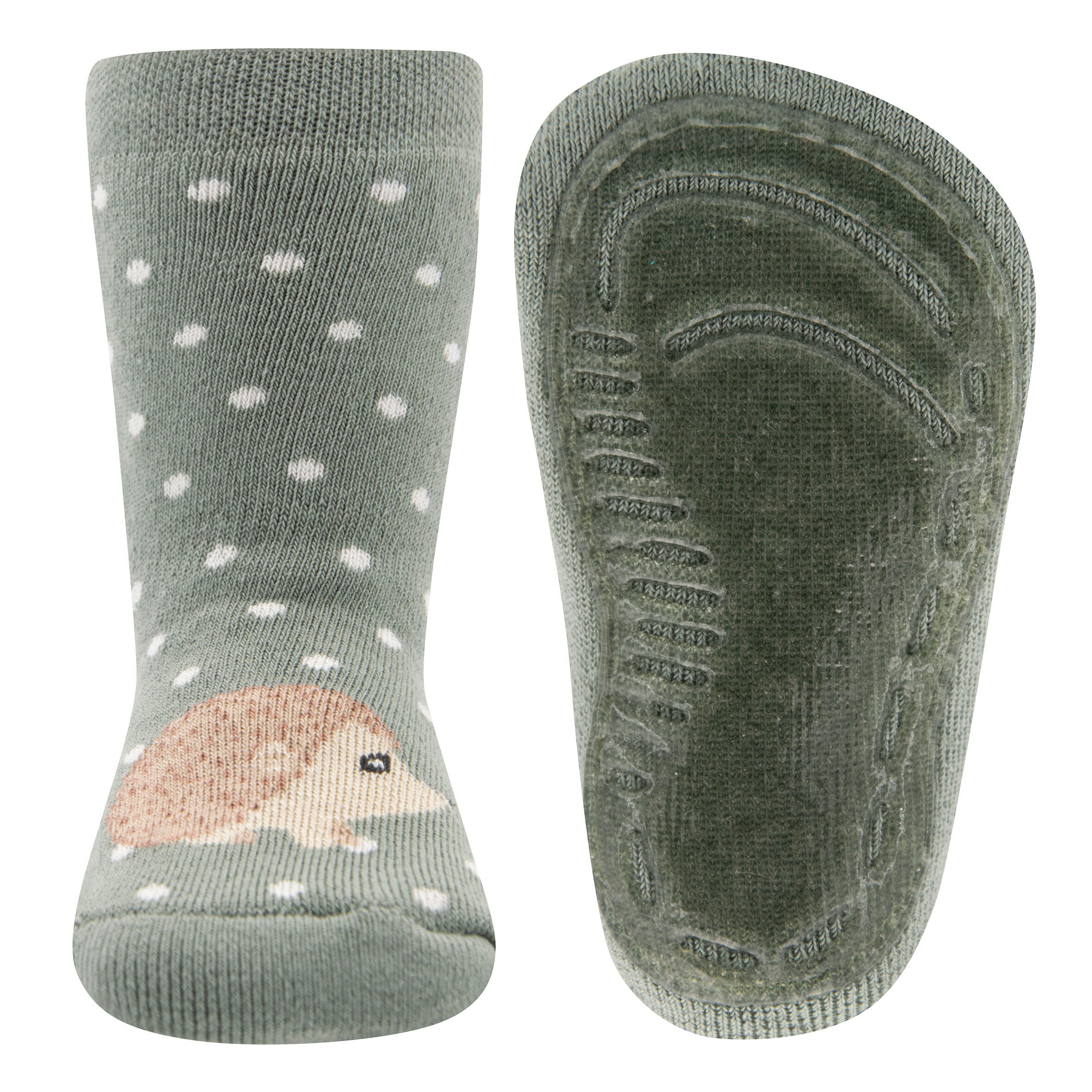 Confezione da 2 paia di calzini antiscivolo SoftStep con motivo a ricciolo 3/5