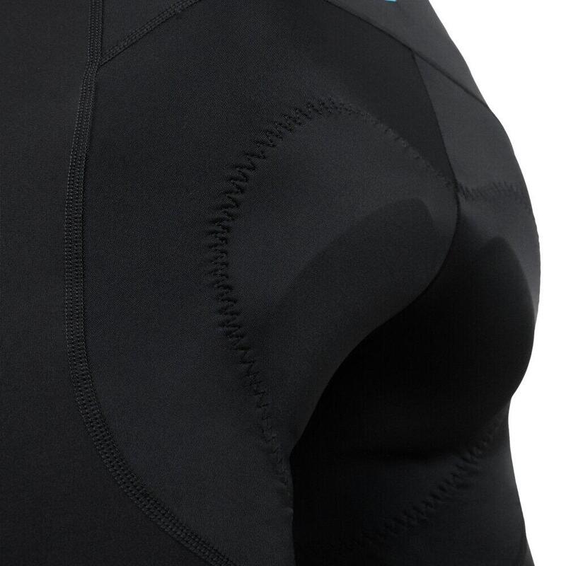 Pantaloni scurți de ciclism pentru bărbați BX Neon Riders Black Negru