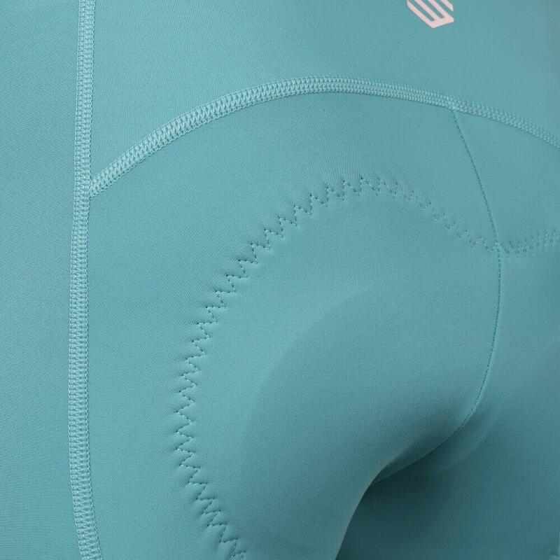 Pantaloni scurți de ciclism pentru femei BX-W Neon Riders Blue Albastru