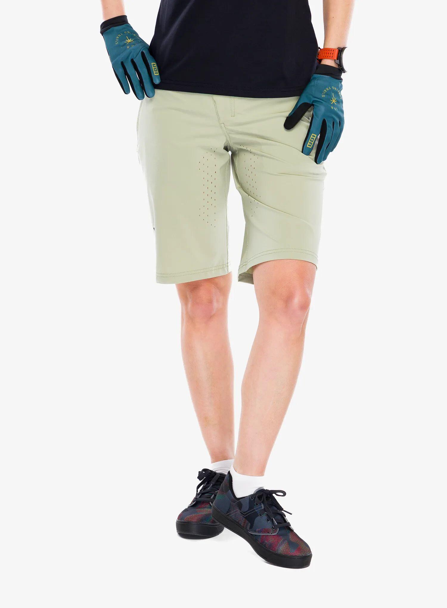 Szorty rowerowe damskie ION Tech Logo Shorts 3/7