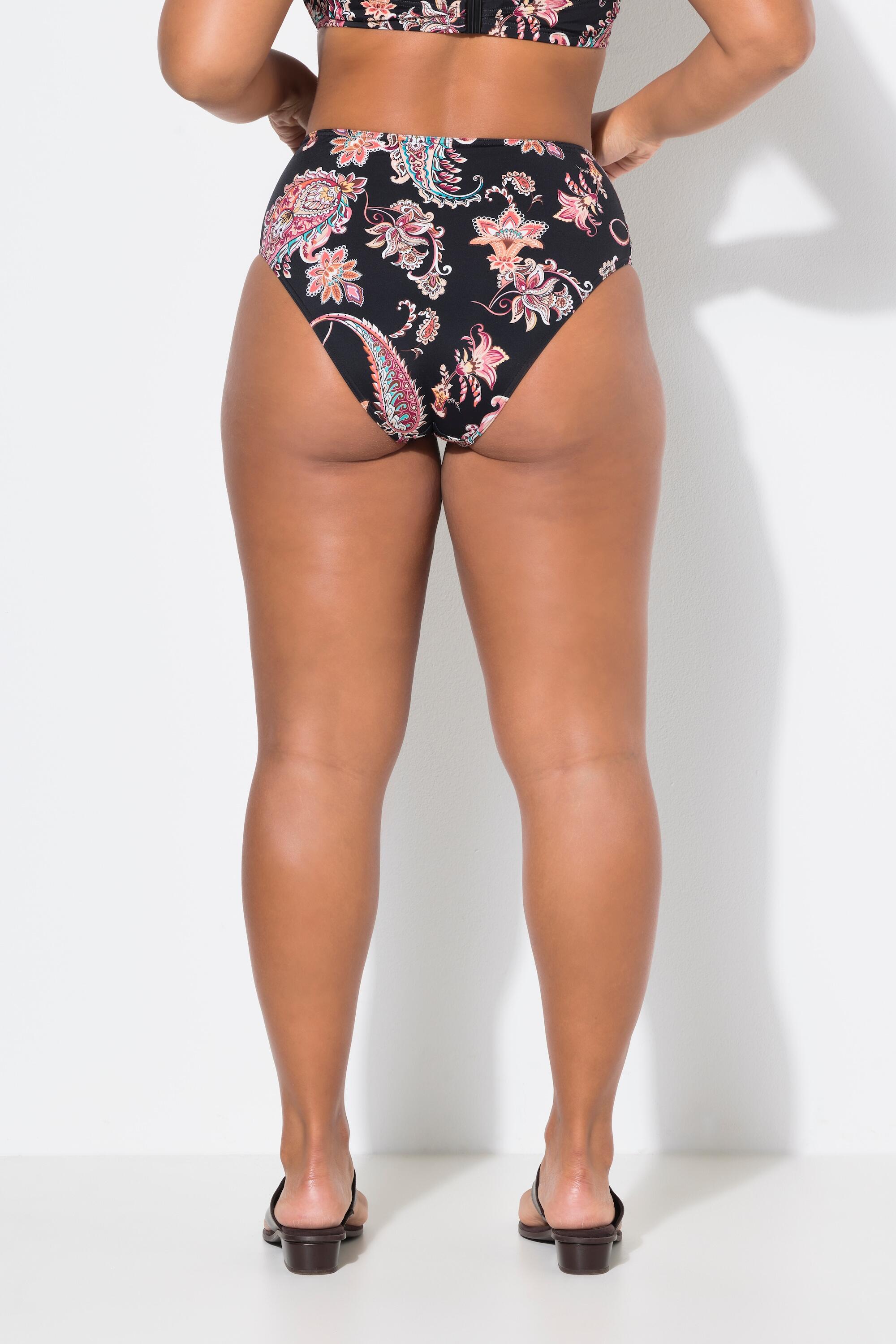 Femme Bas de bikini sculptant à taille haute et imprimé cachemire 2/5