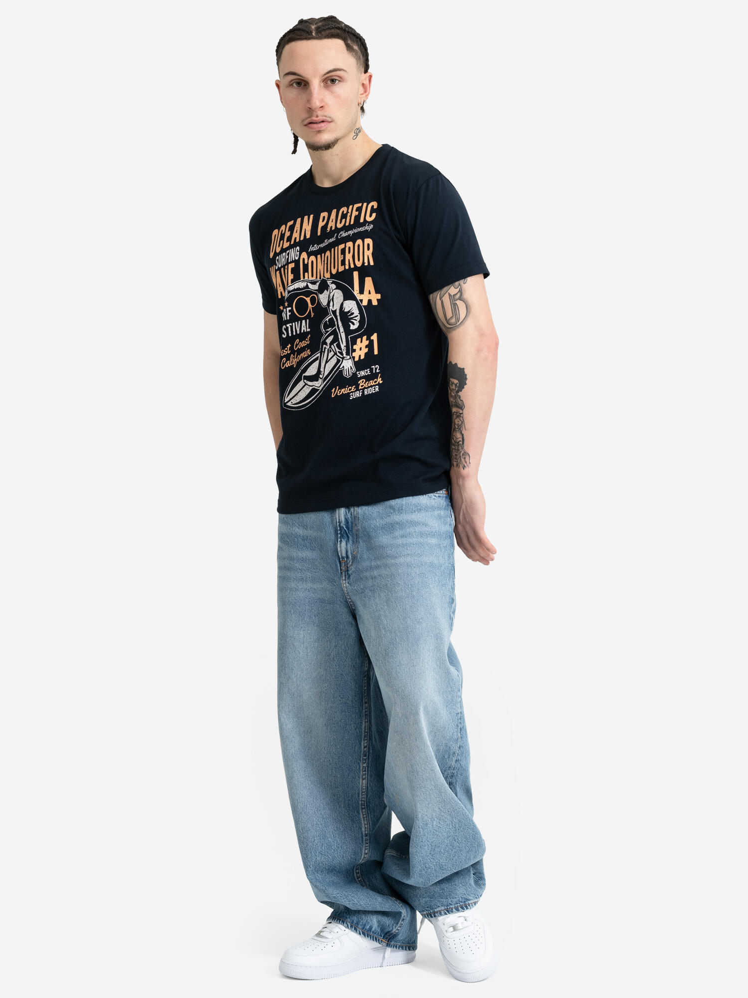 OCEAN PACIFIC Herren T-Shirt normale Passform GNARLY 3/6