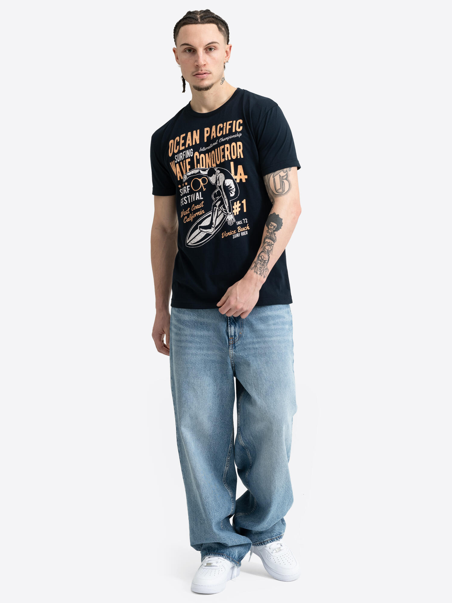 OCEAN PACIFIC Herren T-Shirt normale Passform GNARLY 4/6