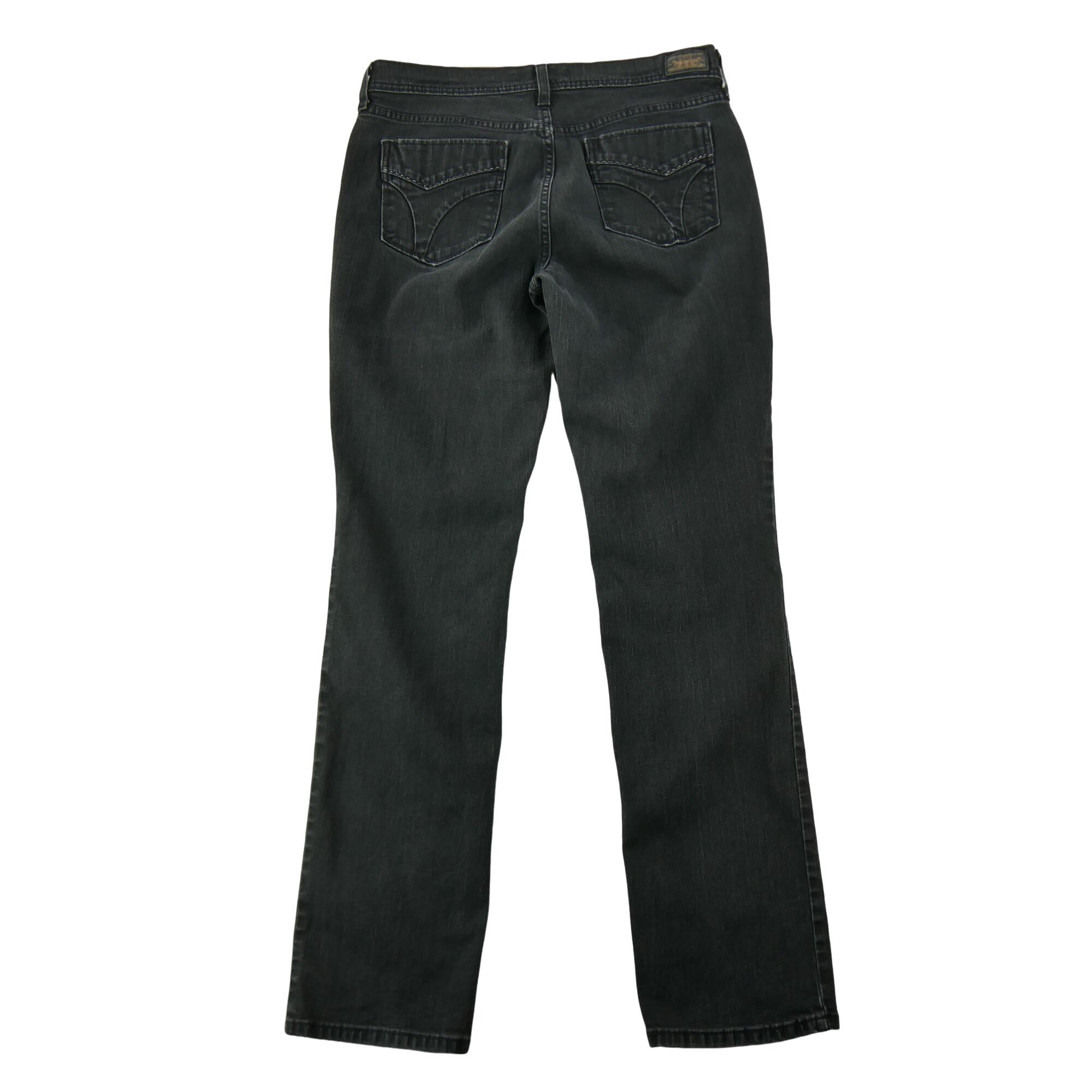Seconde vie - Jean Femme Levis 505 Straight Leg Noir - Excellent 2/7