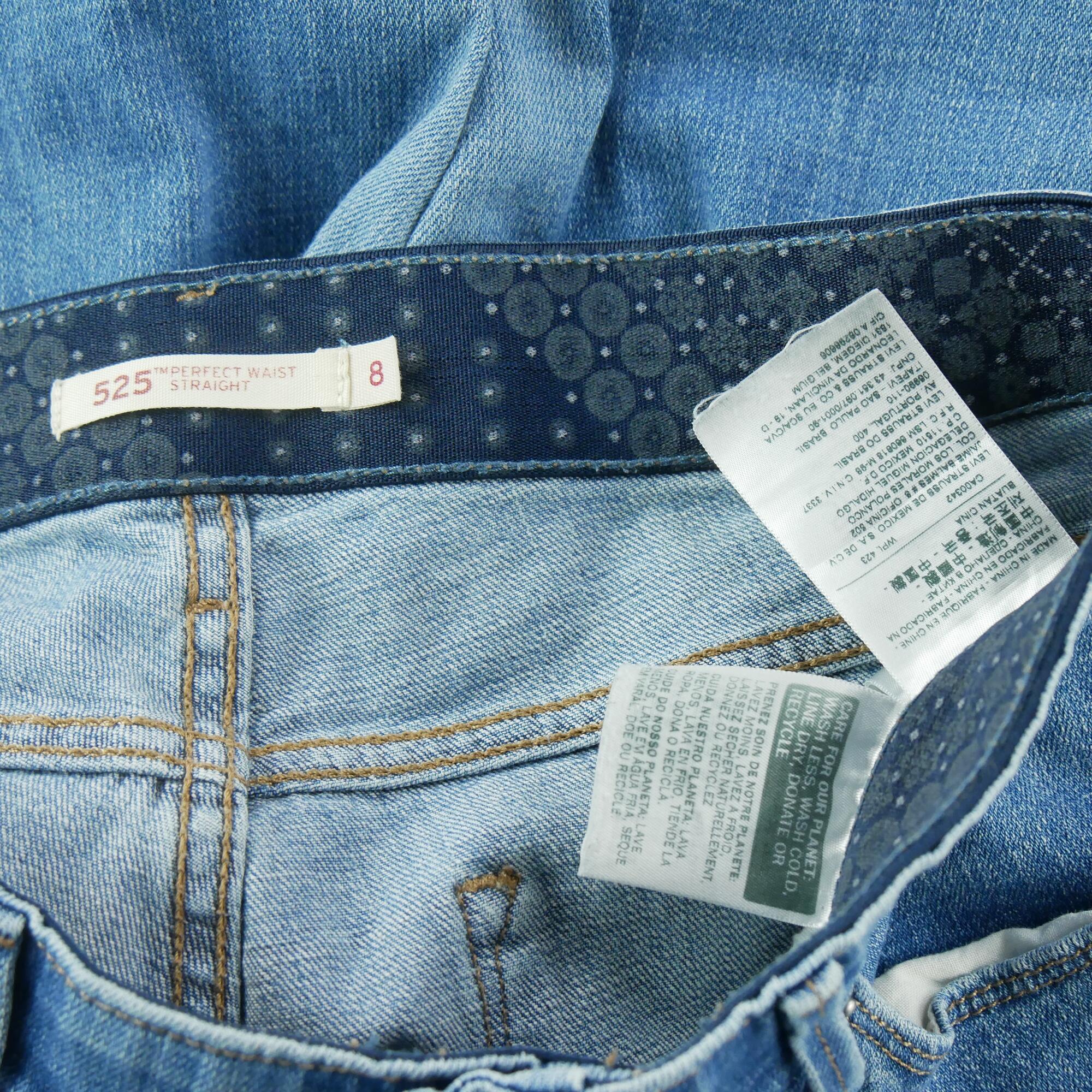 Seconde vie - Jean Femme Levis 525 Bleu - Très bon état 7/7