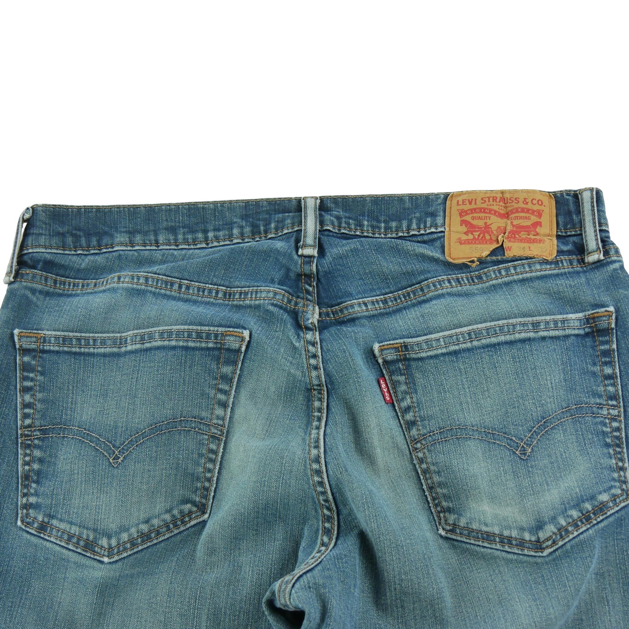 Seconde vie - Jean Homme Levis 550 Bleu - Très bon état 4/7