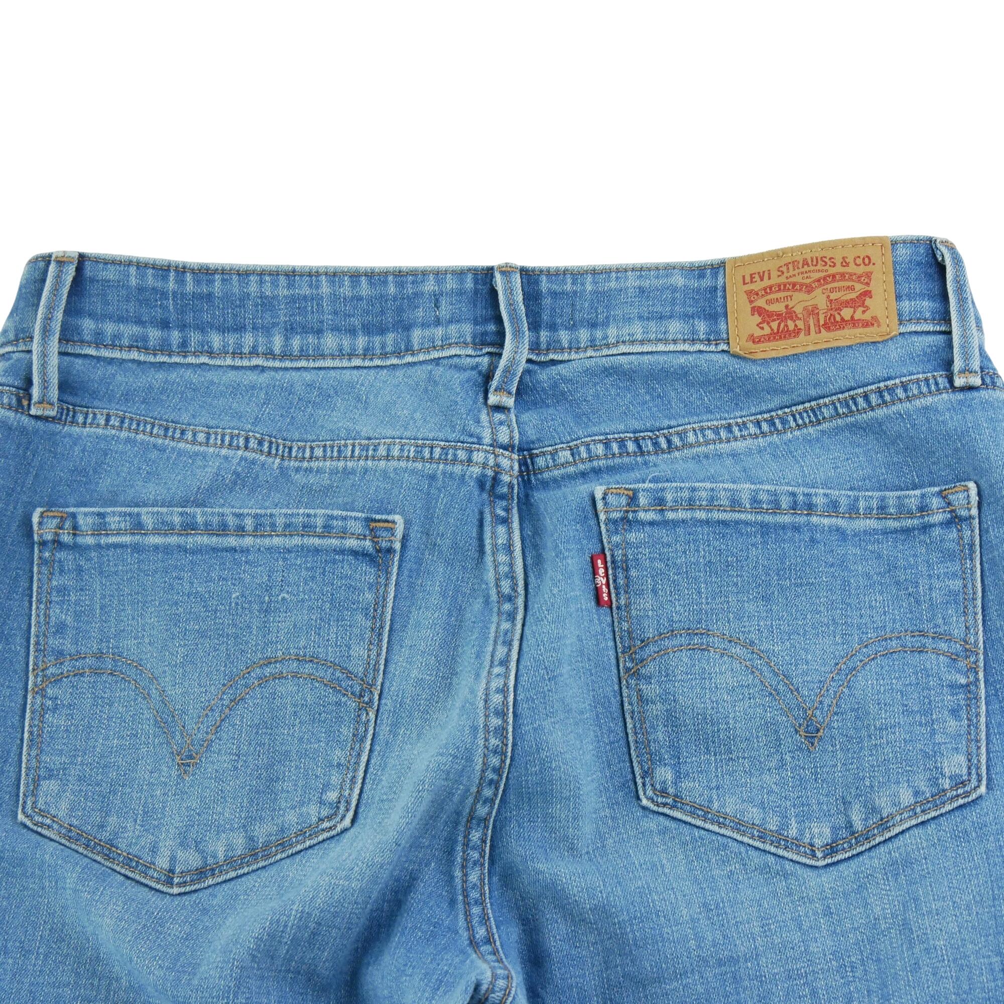 Seconde vie - Jean Femme Levis 525 Bleu - Très bon état 4/7