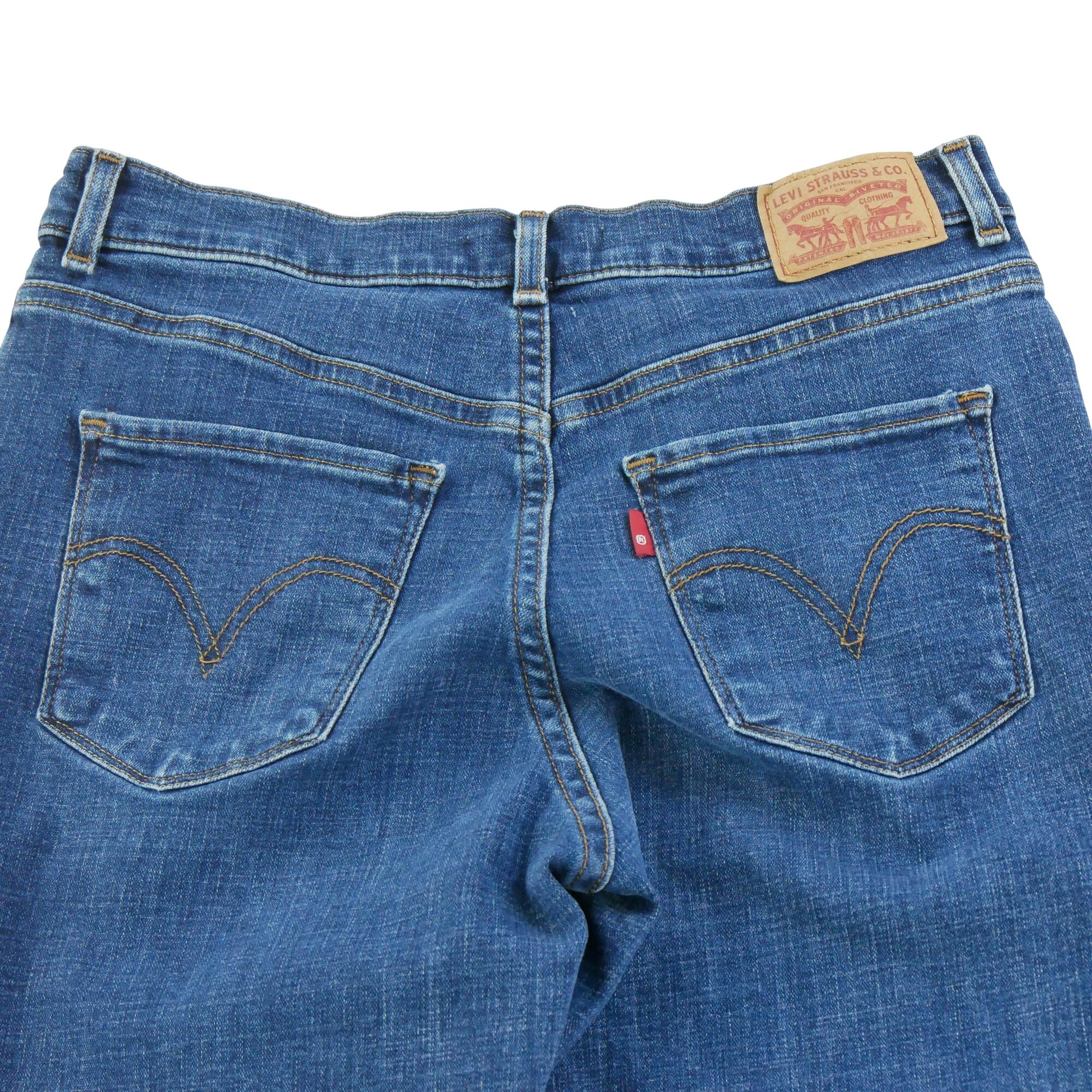 Seconde vie - Jean Femme Classic Capri Bleu - Excellent 4/7
