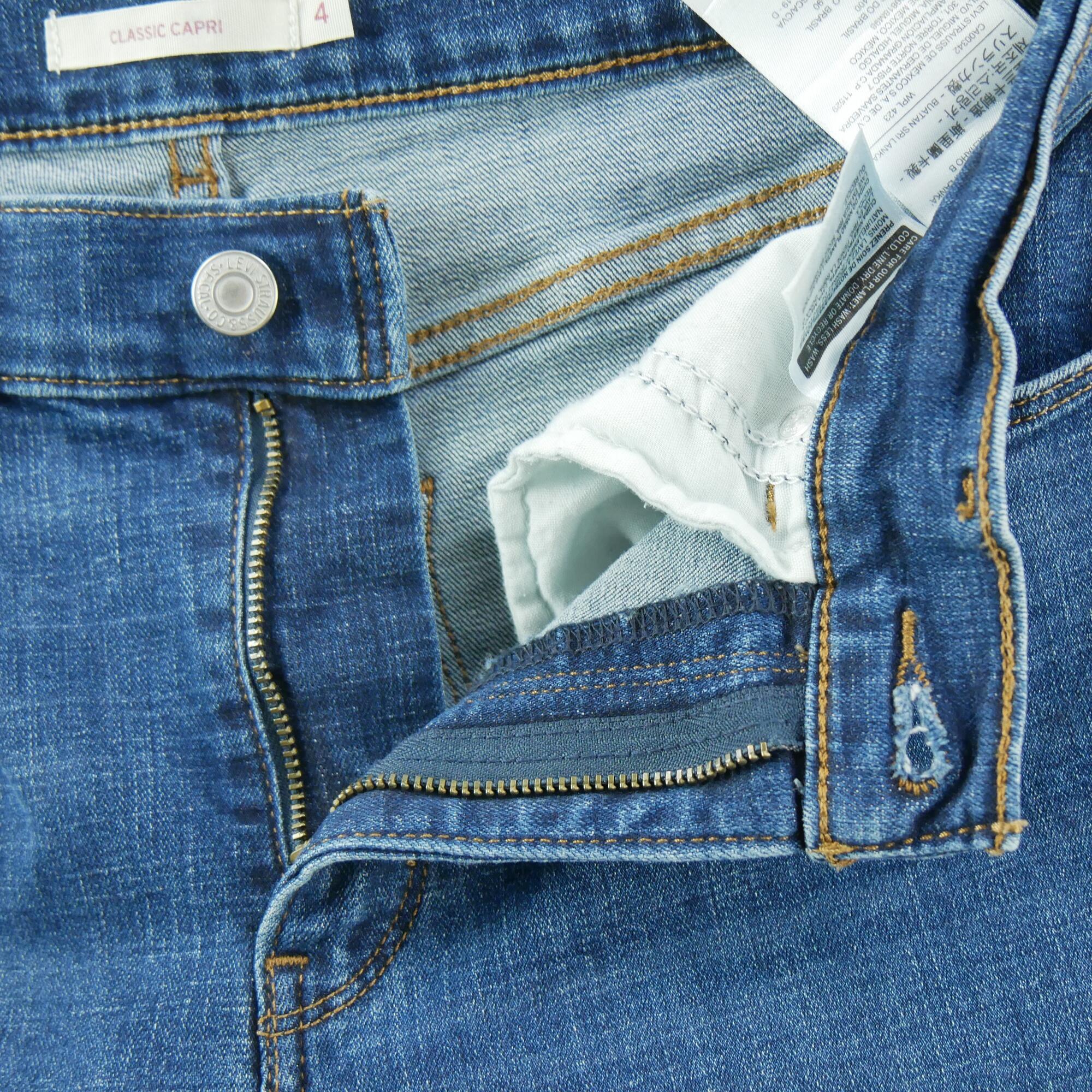 Seconde vie - Jean Femme Classic Capri Bleu - Excellent 6/7