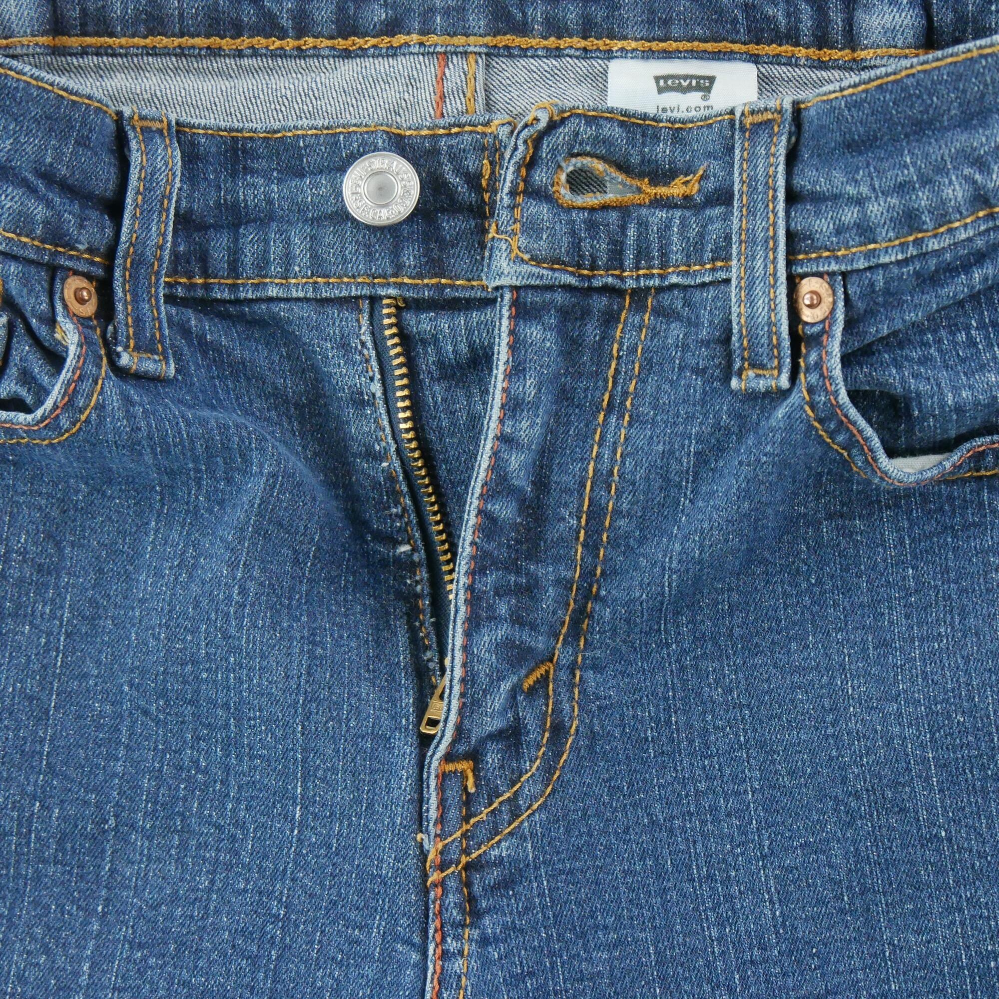 Seconde vie - Jean Femme Levis 503 Straight Leg Bleu - Excellent 6/7