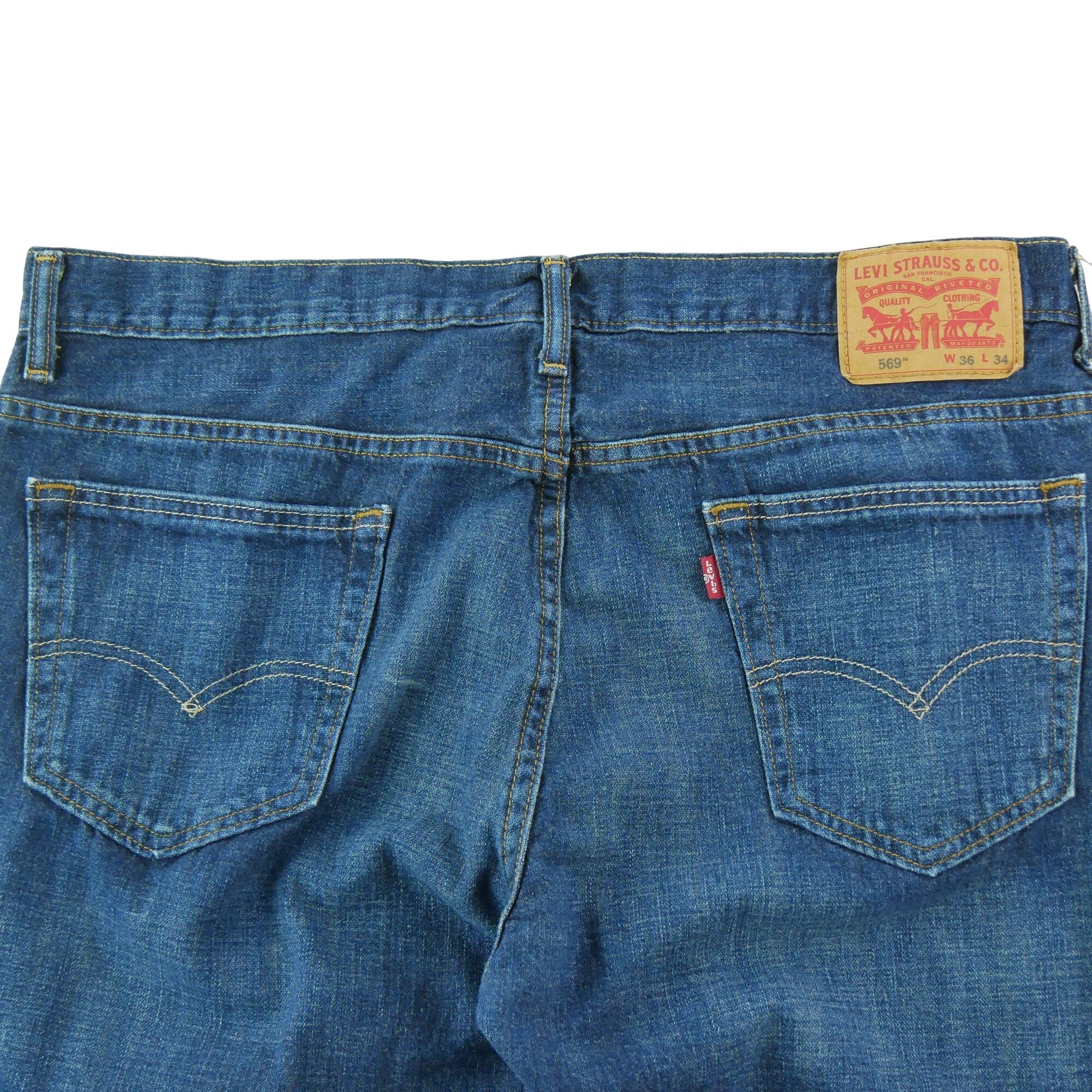 Seconde vie - Jean Homme Levis 569 Loose fit W36/L34 - Excellent 4/7