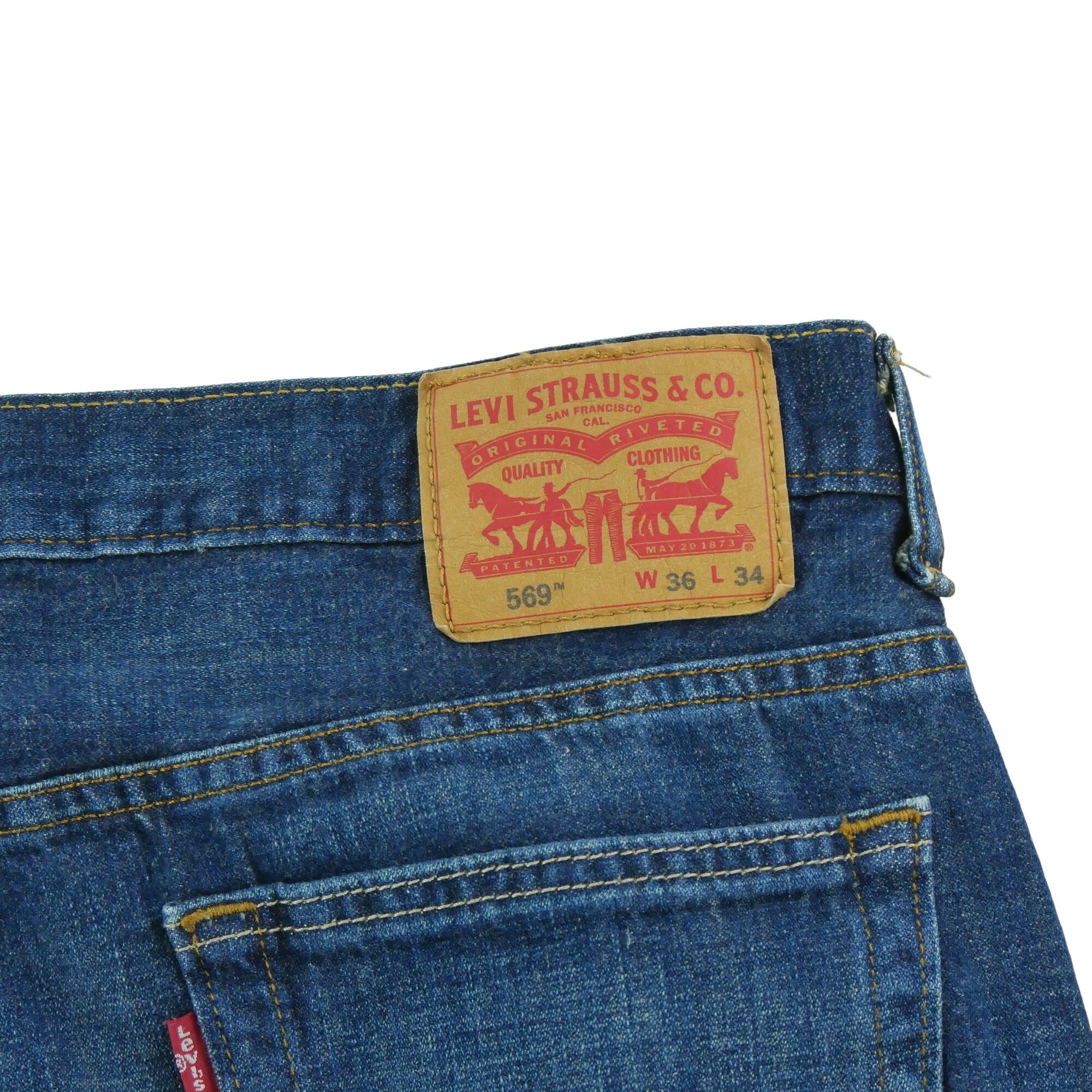 Seconde vie - Jean Homme Levis 569 Loose fit W36/L34 - Excellent 6/7