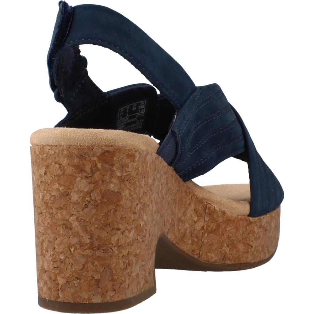 Sandały CLARKS NERISA WEST Niebieski 3/5