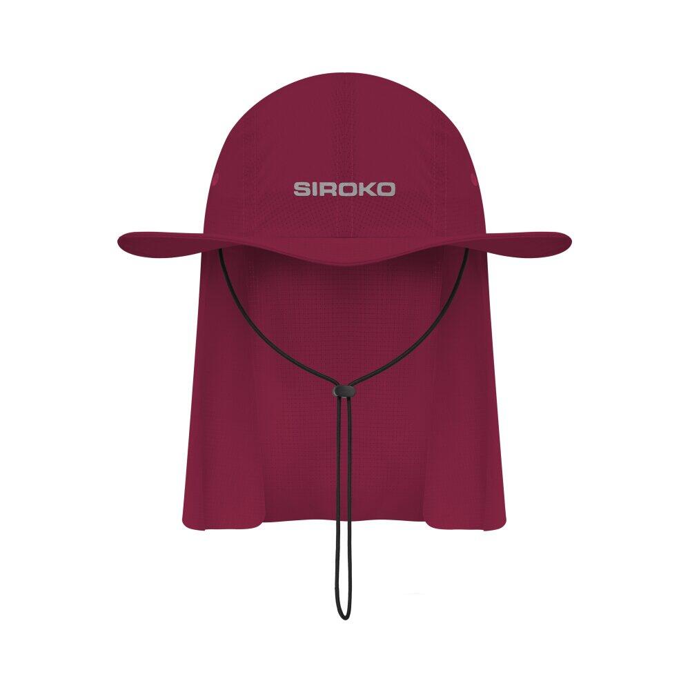 Heren en Dames Wandelen Wandelzonnehoed Tatra Maroon Bordeaux 3/7