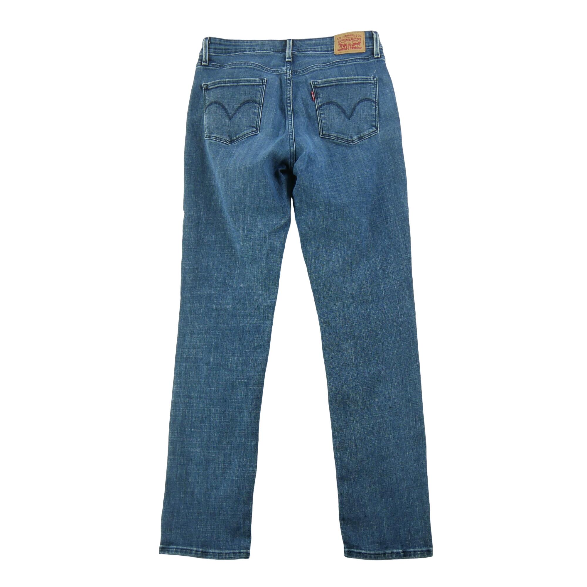 Seconde vie - Jean Femme Levis Mid Rise Skinny Bleu - Excellent 2/7