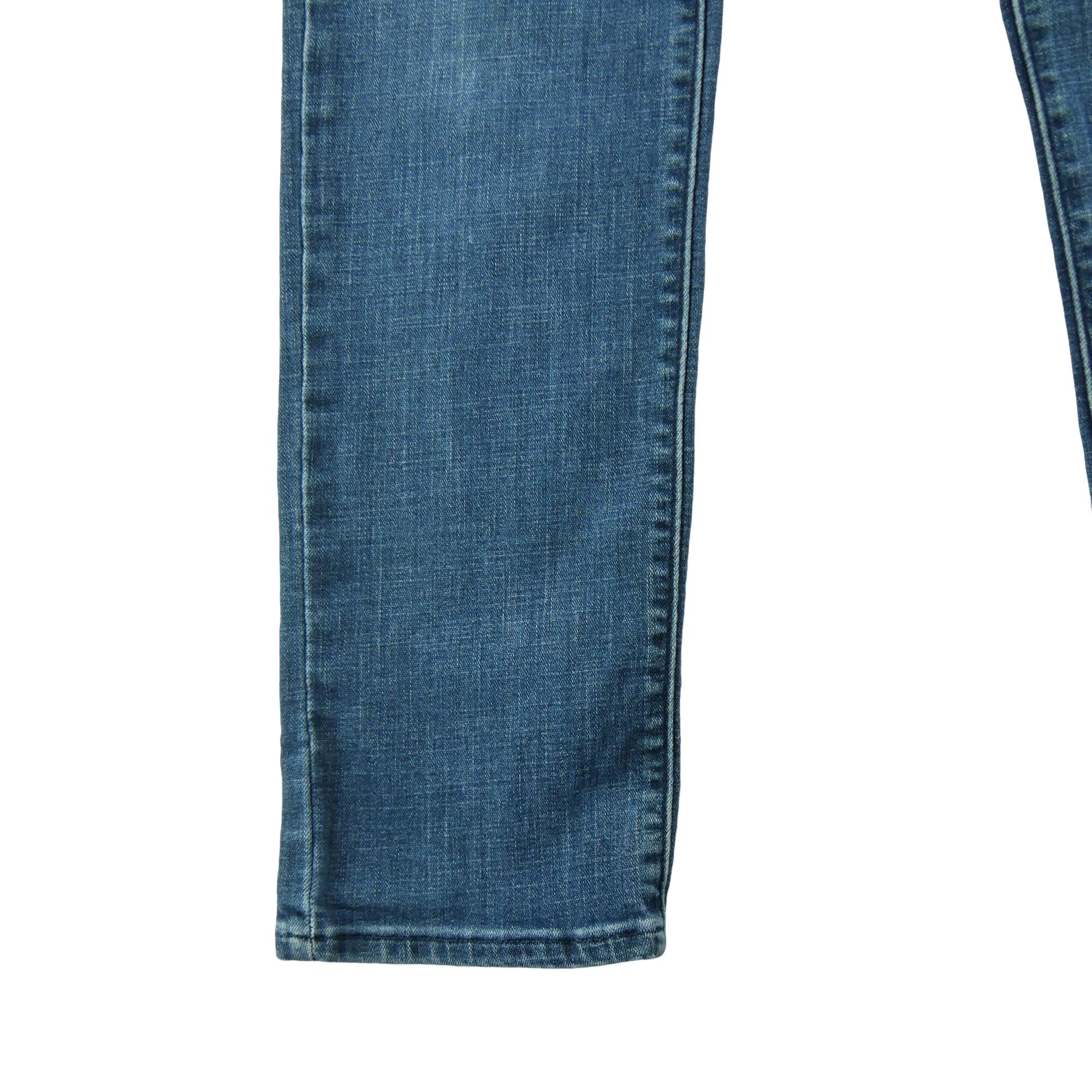 Seconde vie - Jean Femme Levis Mid Rise Skinny Bleu - Excellent 5/7