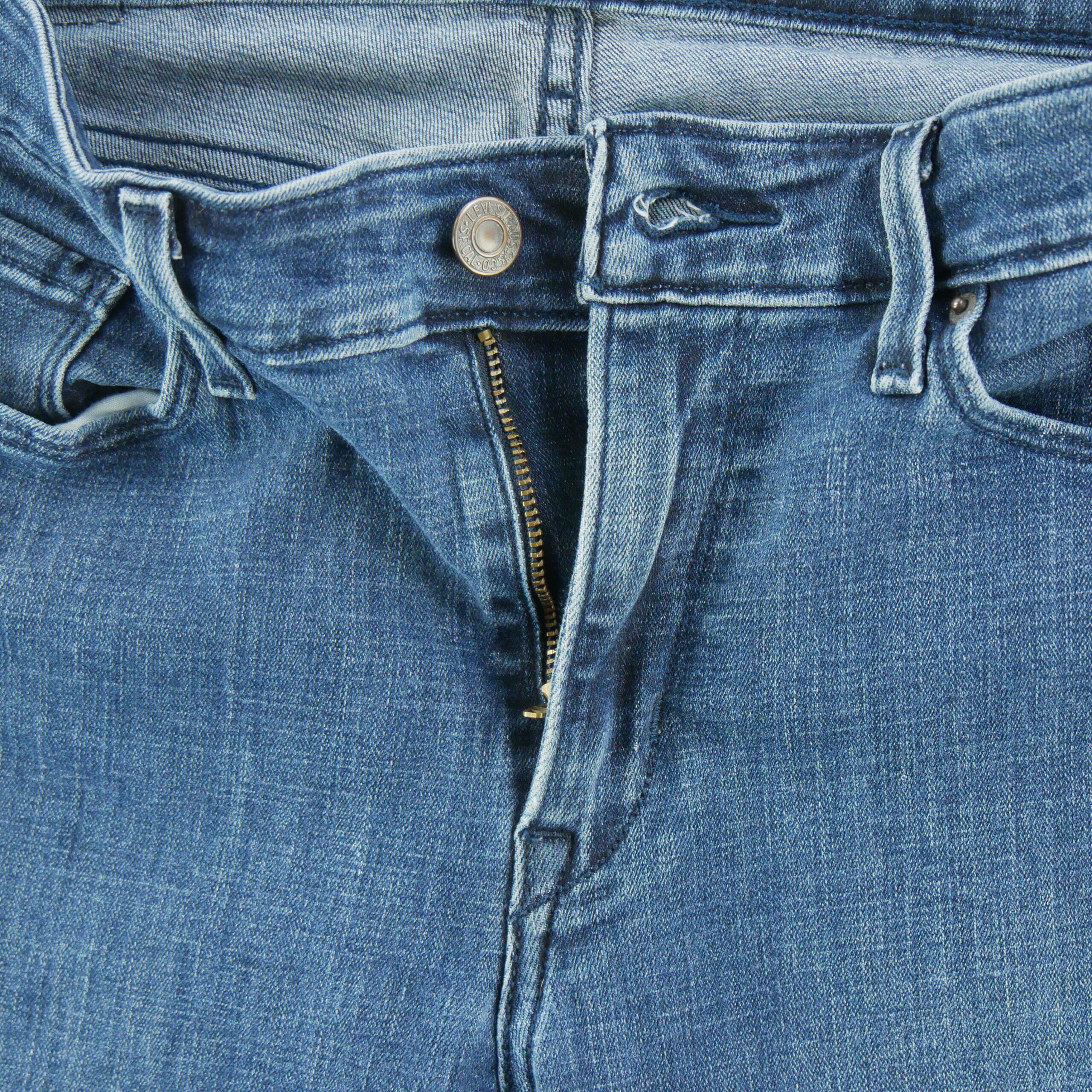 Seconde vie - Jean Femme Levis Mid Rise Skinny Bleu - Excellent 7/7