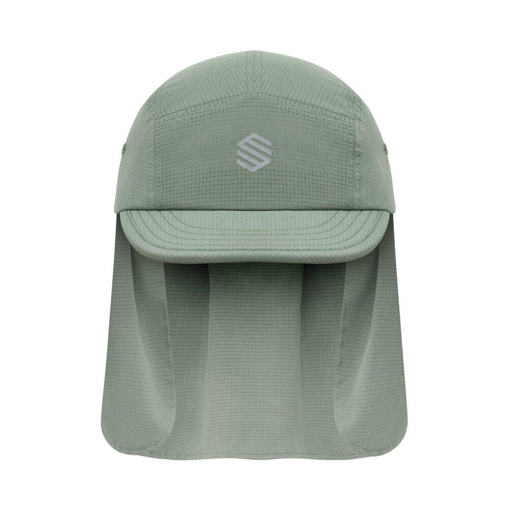 Casquette trail running anti-UV Randonnée Homme et Femme Toubkal Green Vert 3/7