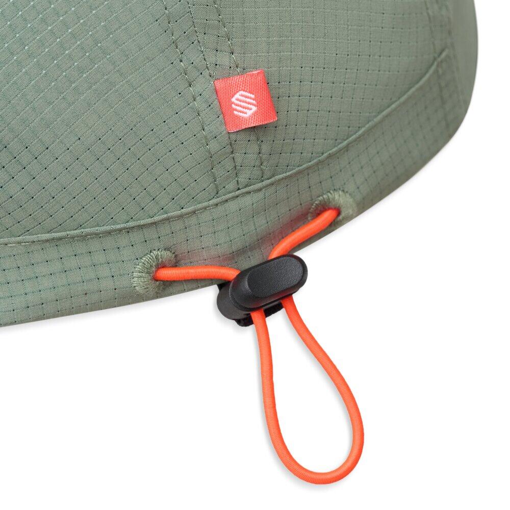 Casquette trail running anti-UV Randonnée Homme et Femme Toubkal Green Vert 6/7