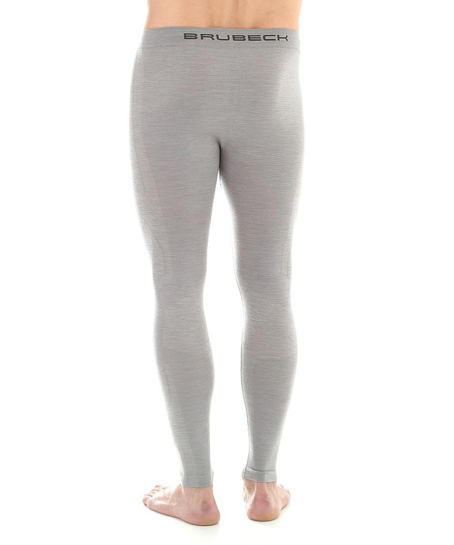 Leginsy męskie z wełny merino Brubeck COMFORT WOOL 2/4