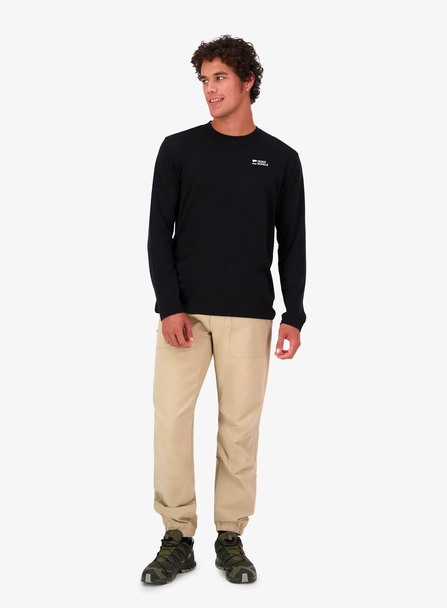Longsleeve Mons Royale Icon Merino Long Sleeve 3/4