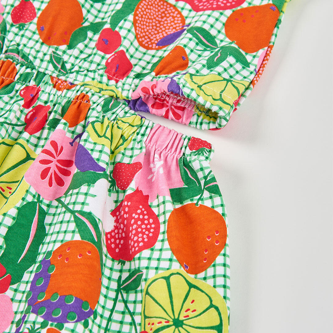 Vestido punto estampado frutas 4/4